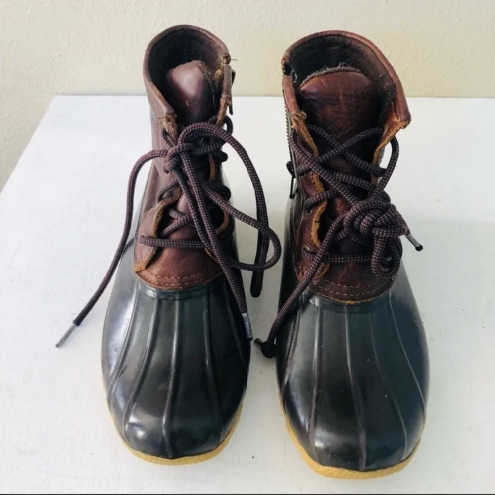 Sperry Saltwater duck brown leather boot